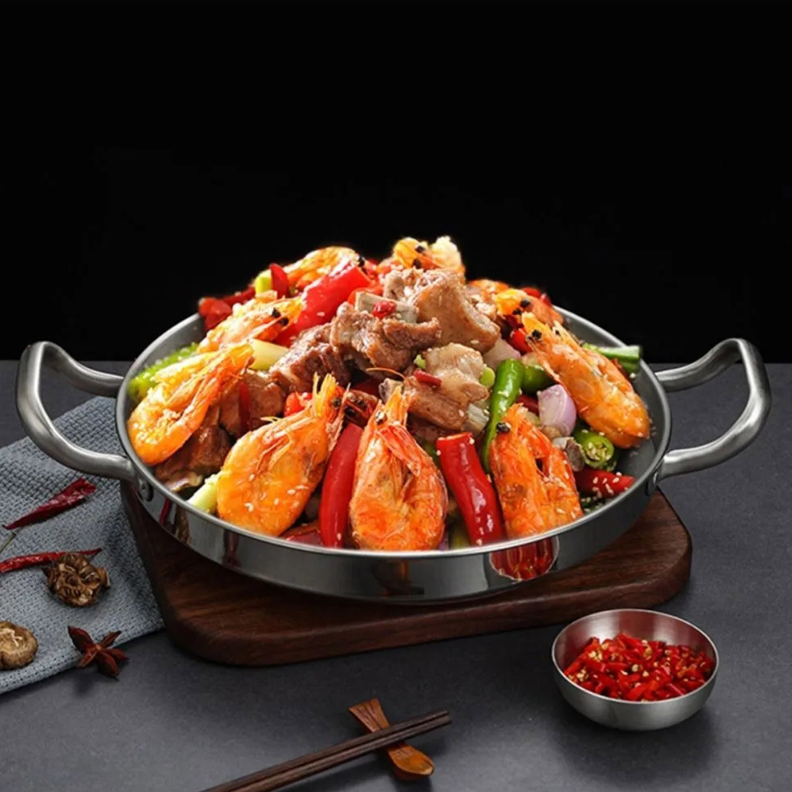 Frutos do mar de aço inoxidáve - Dim Sum Basket avaliação e preço
