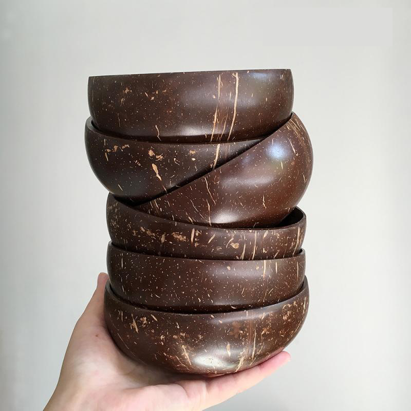 Coconut Shell Bowl Set com nom - Dim Sum Basket avaliação e preço
